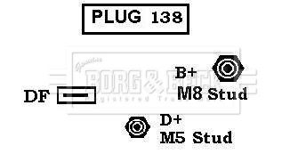 BBA2345 BORG & BECK Генератор