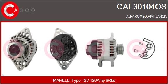 CAL30104OS CASCO Генератор
