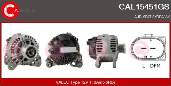 CAL15451GS CASCO Генератор