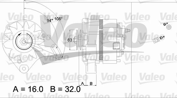 436230 VALEO Генератор