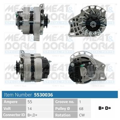5530036 MEAT & DORIA Генератор