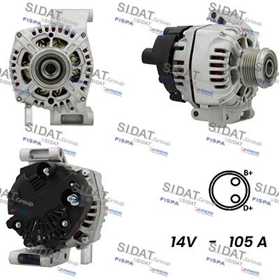 A12VA0110A2 SIDAT Генератор
