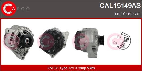 CAL15149AS CASCO Генератор