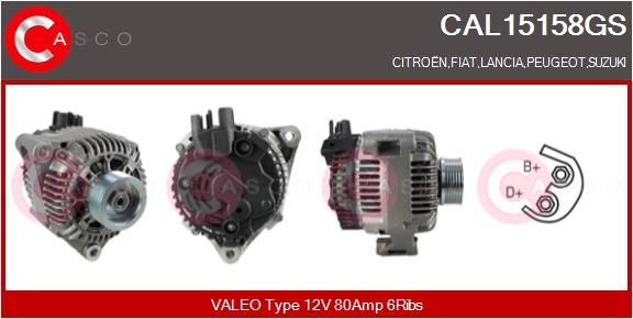 CAL15158GS CASCO Генератор