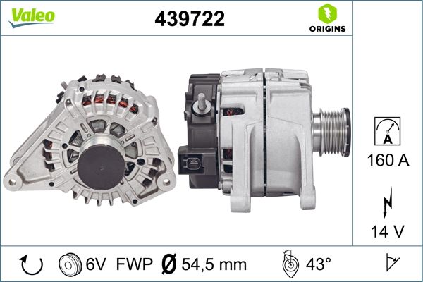 439722 VALEO Генератор