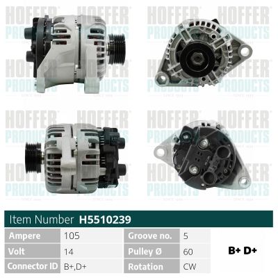 H5510239 HOFFER Генератор