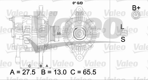 437478 VALEO Генератор