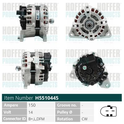 H5510445 HOFFER Генератор