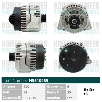 H5510465 HOFFER Генератор