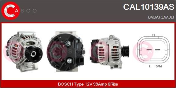 CAL10139AS CASCO Генератор