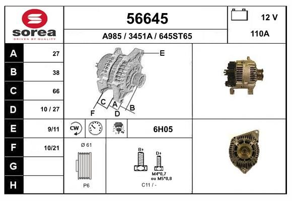 56645 EAI Генератор