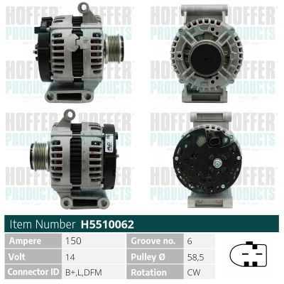 H5510062 HOFFER Генератор
