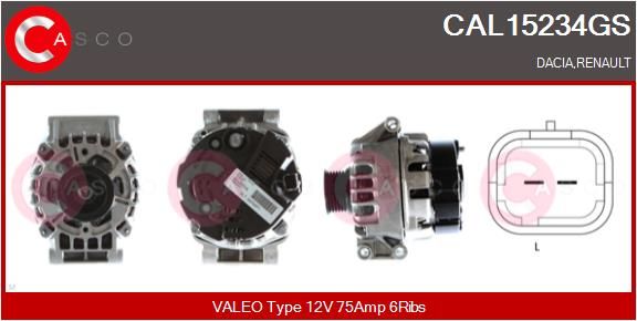 CAL15234GS CASCO Генератор