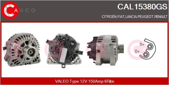 CAL15380GS CASCO Генератор