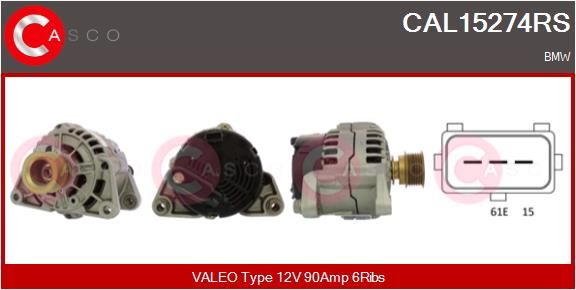 CAL15274RS CASCO Генератор