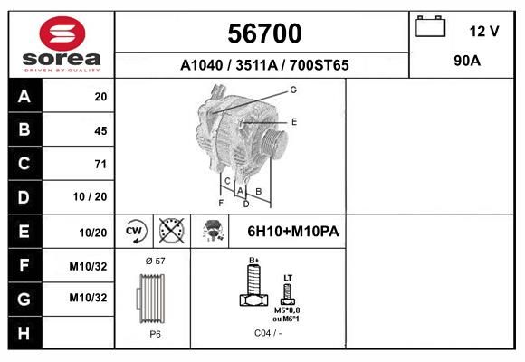 56700 EAI Генератор