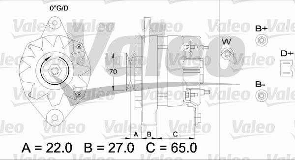 433462 VALEO Генератор