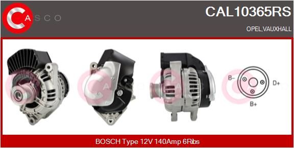 CAL10365RS CASCO Генератор