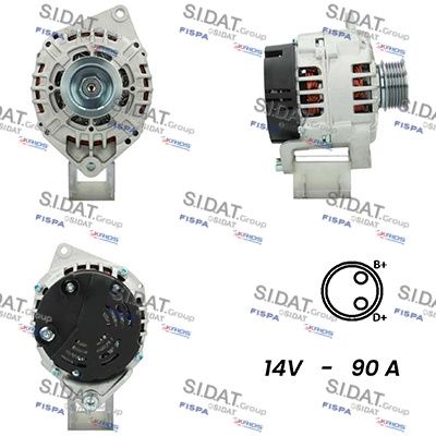 A12VA0807A2 SIDAT Генератор