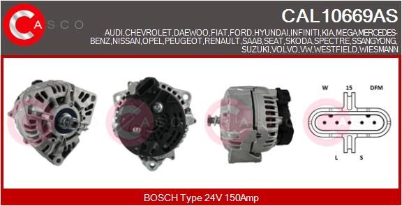 CAL10669AS CASCO Генератор
