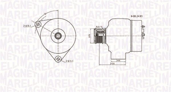 063731209010 MAGNETI MARELLI Генератор