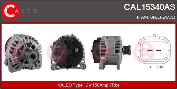 CAL15340AS CASCO Генератор