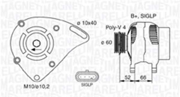 063731253010 MAGNETI MARELLI Генератор