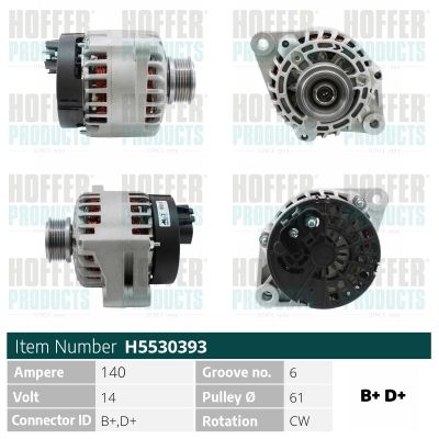 H5530393 HOFFER Генератор