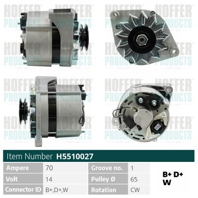 H5510027 HOFFER Генератор