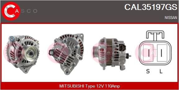 CAL35197GS CASCO Генератор
