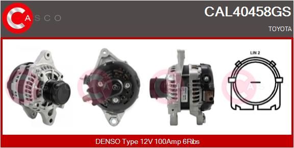 CAL40458GS CASCO Генератор
