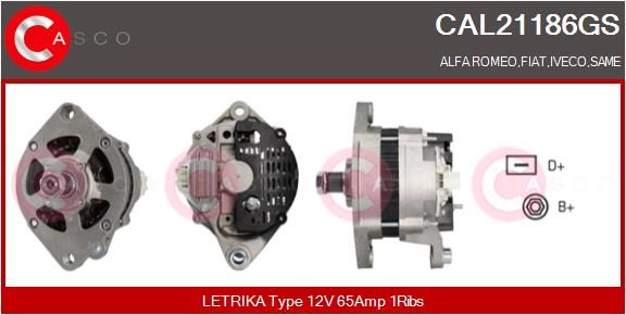 CAL21186GS CASCO Генератор