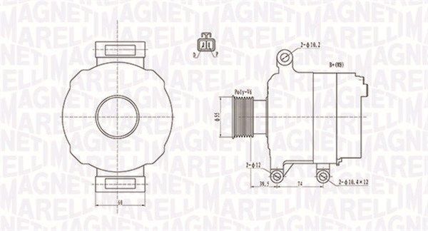 063732109010 MAGNETI MARELLI Генератор
