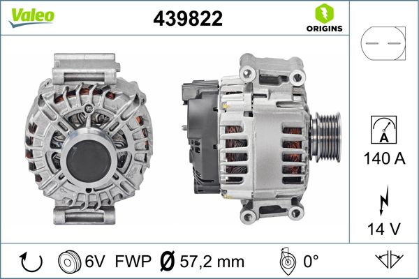 439822 VALEO Генератор