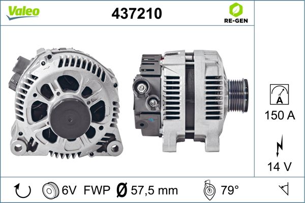 437210 VALEO Генератор