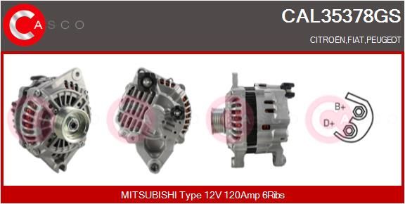 CAL35378GS CASCO Генератор