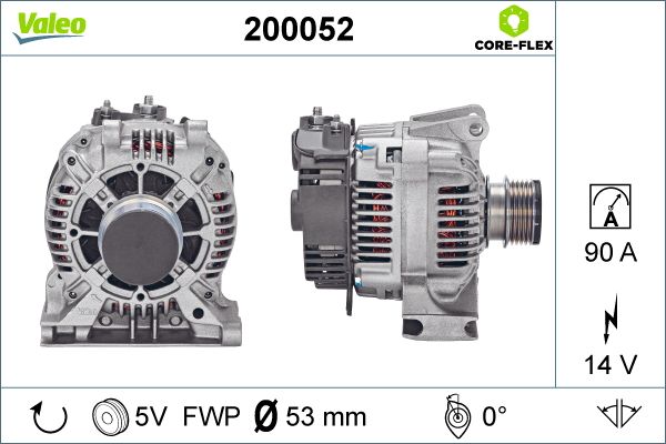 200052 VALEO Генератор