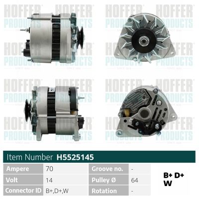 H5525145 HOFFER Генератор