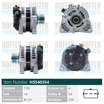 H5540354 HOFFER Генератор