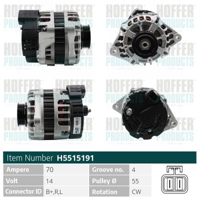H5515191 HOFFER Генератор