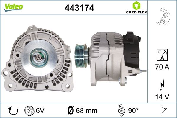 443174 VALEO Генератор