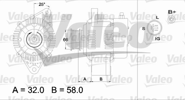 436537 VALEO Генератор