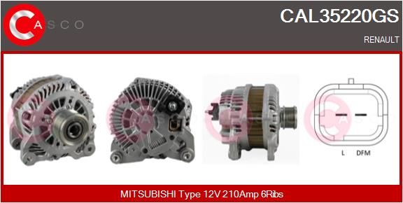 CAL35220GS CASCO Генератор