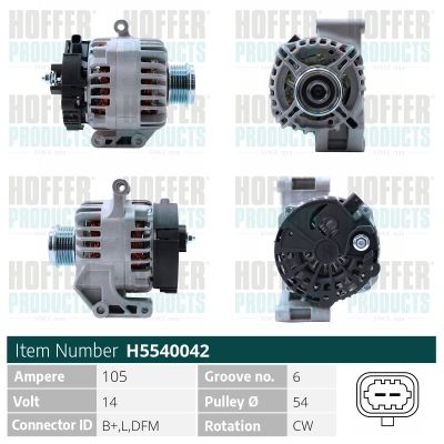 H5540042 HOFFER Генератор