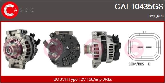 CAL10435GS CASCO Генератор