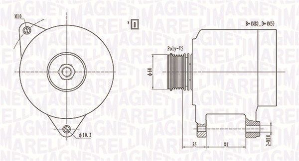 063731139010 MAGNETI MARELLI Генератор