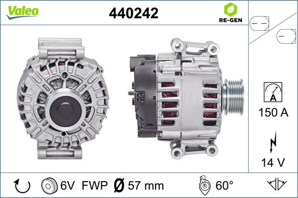 440242 VALEO Генератор
