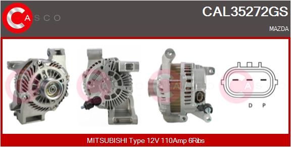 CAL35272GS CASCO Генератор