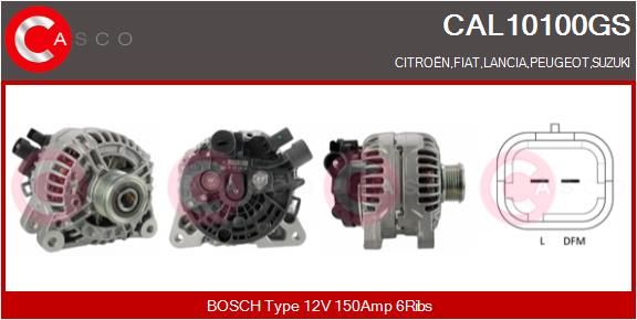 CAL10100GS CASCO Генератор