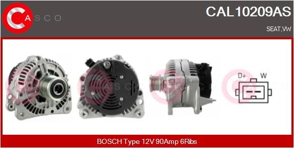 CAL10209AS CASCO Генератор